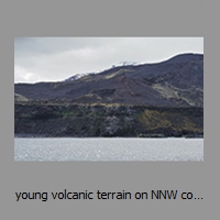 young volcanic terrain on NNW coast